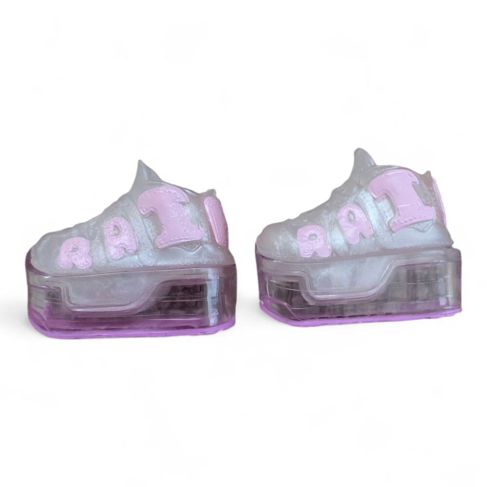 Rainbow High Doll Amaya Slime Edition Purple Clear Glitter Shoes Detachable Sole